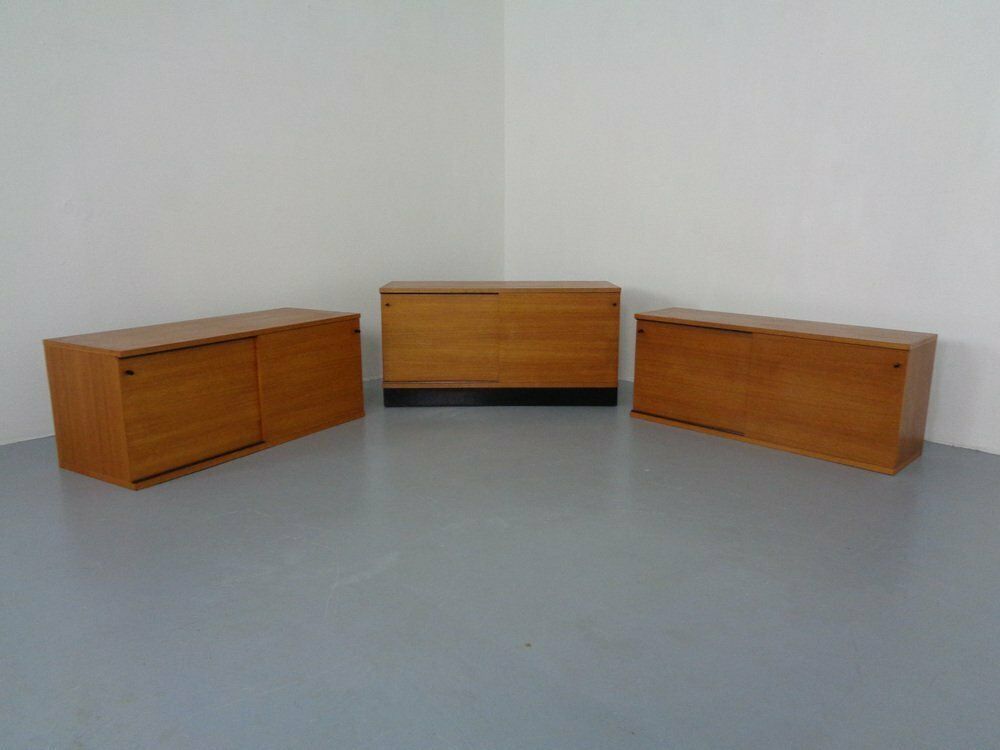 Teak Sideboard By Gunther Renkel For Rego Mobile, 1960s, Set Of 3 photo 816.0