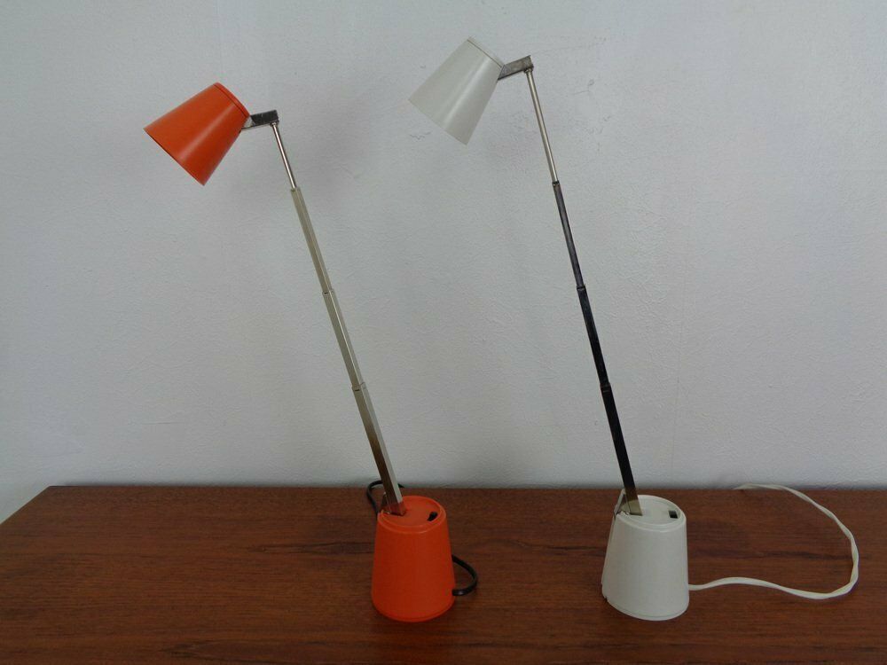 Adjustable Lampette Desk Lamps, Germany, 1960s, Set Of 2 photo vinterior