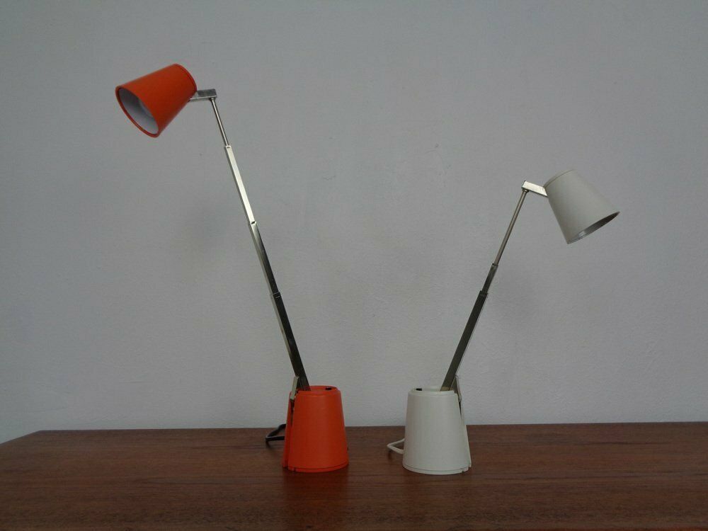 photo vinterior Adjustable Lampette Desk Lamps, Germany, 1960s, Set Of 2