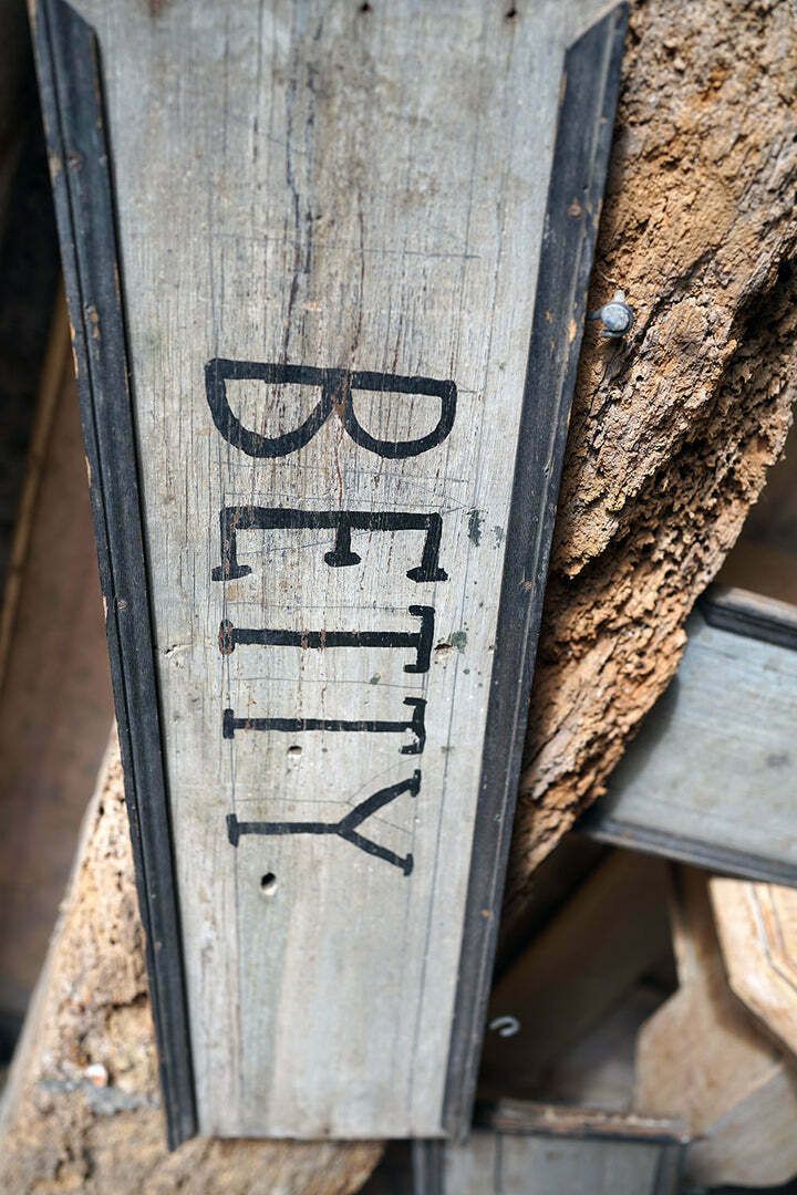 photo buy A Group Of Four Early 20thc Painted Pine American Stable Signs