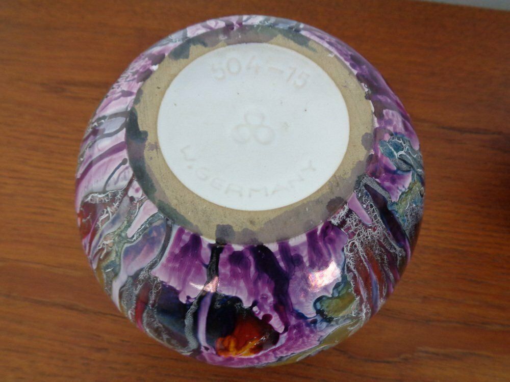 Ceramic Vases 508 20 And 504 15 From Scheurich, 1970s, Set Of 2 photo buy