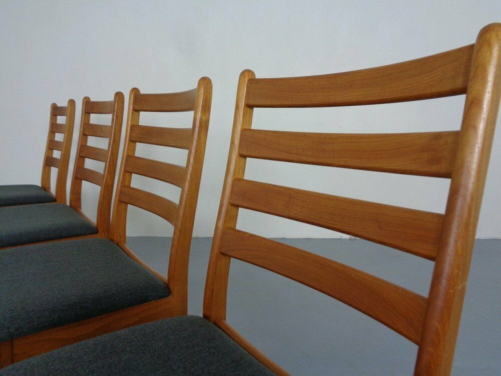 Furniture Danish Teak Dining Chairs By Korup Stolefabrik, 1970s, Set Of 4 photo