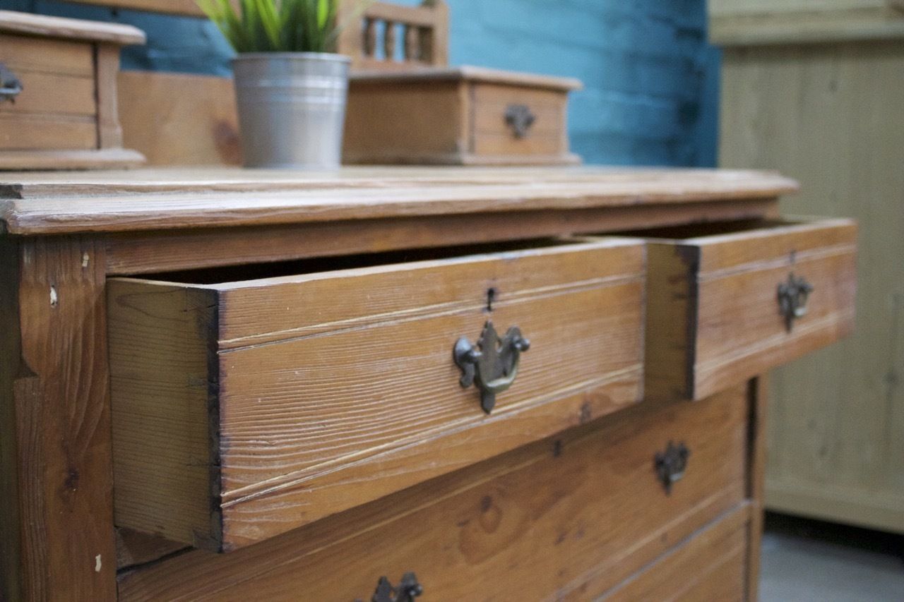 Waxed Dressing Chest 8732, 1800s photo furniture