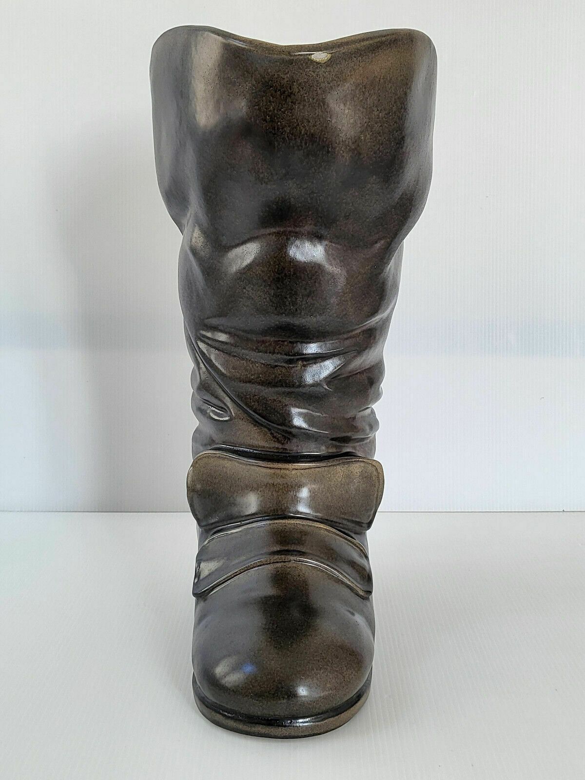 Furniture Vintage Umbrella Stand 1960 Giant Ceramic Seven League Boot 60s 1960s photo
