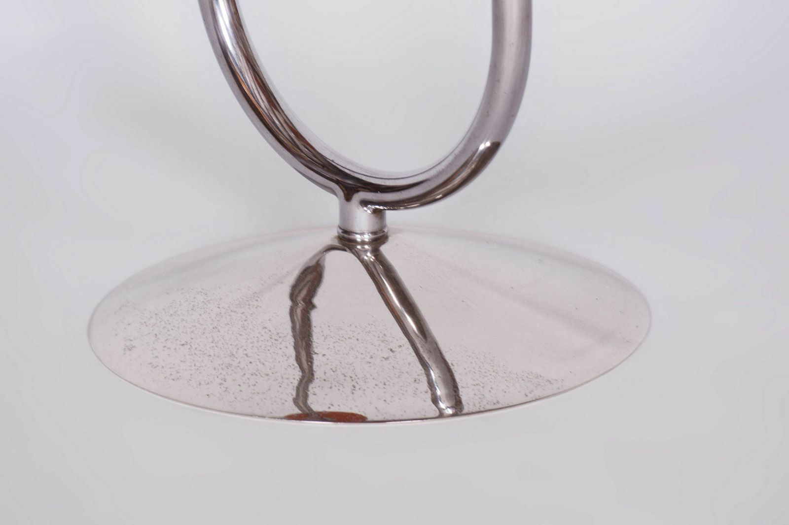 Restored Bauhaus Chrome Flower Stand, Robert Slezak, Czechia, 1930s photo for sale