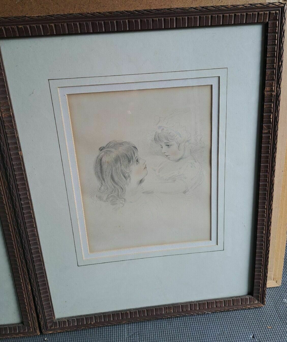 Pair Frederick Christian Lewis Hand Colour Stipple Engraving Sir Thomas Lawrence photo Art