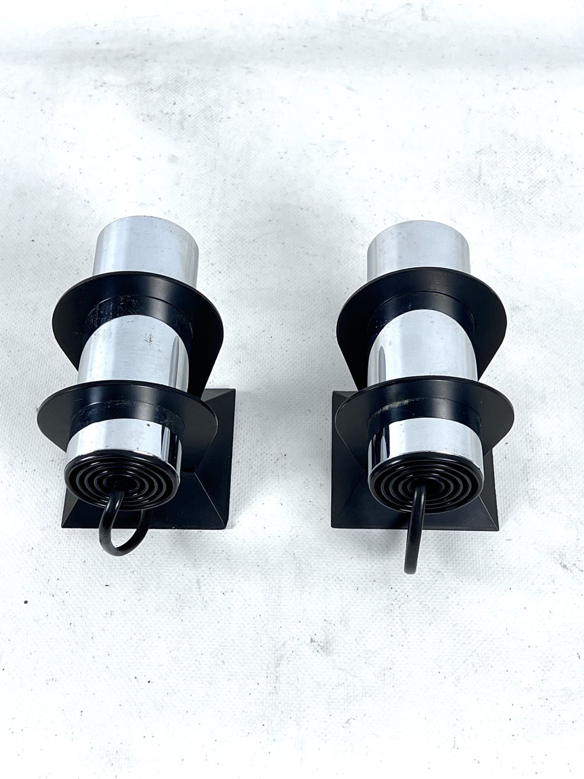 Targetti, Pair Of Wall Lamps Model Elbow. Italy 1970s photo vinterior