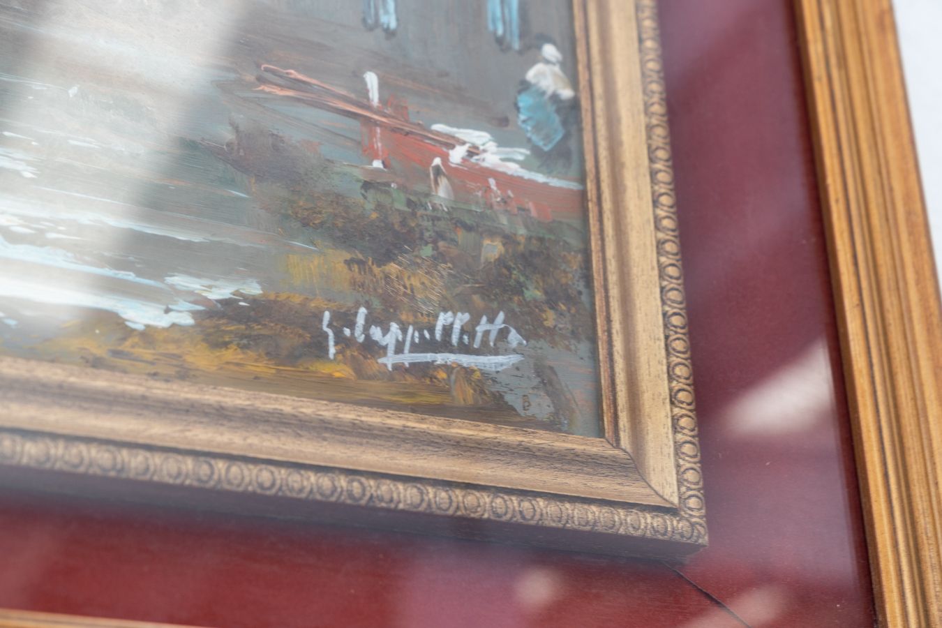 Oil Painting On Canvas By Giovanni Cappelletti, 1970 photo 467.0