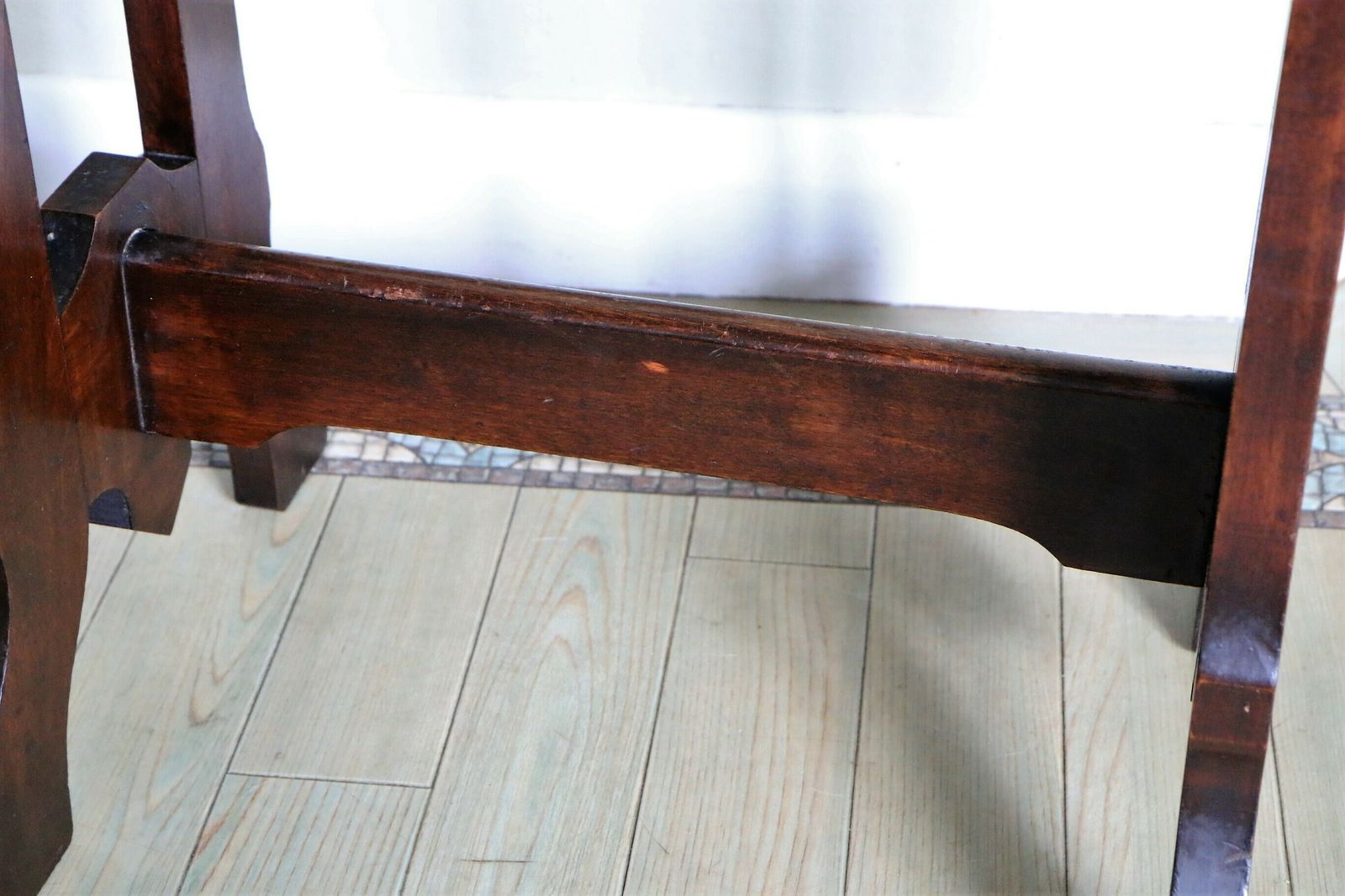 photo for sale Antique English Church Organ Piano Stool Solid Oak Early 20th Century