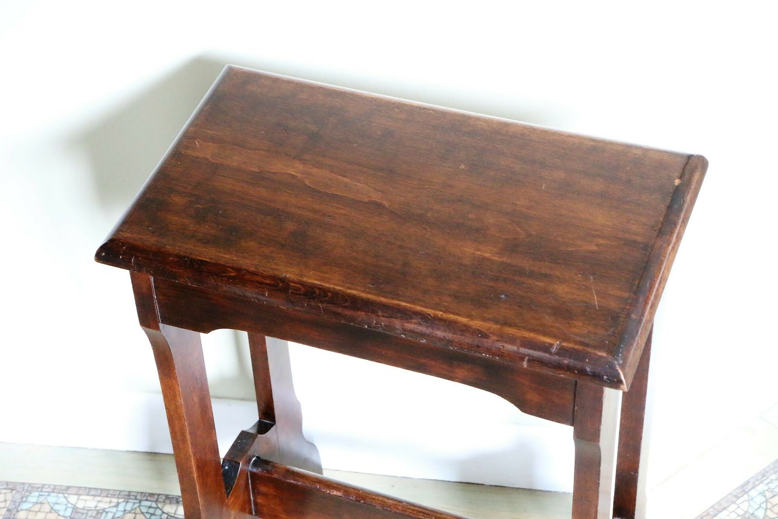 photo buy Antique English Church Organ Piano Stool Solid Oak Early 20th Century