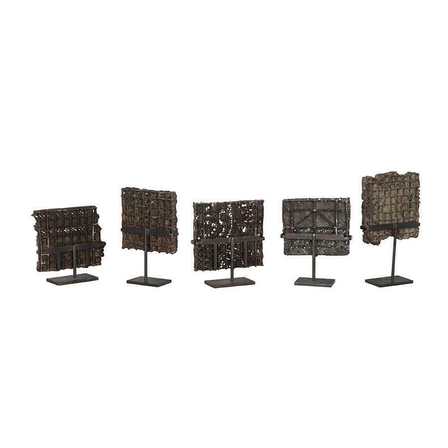 Collection Of Five 19th Century Batik Printing Blocks photo furniture