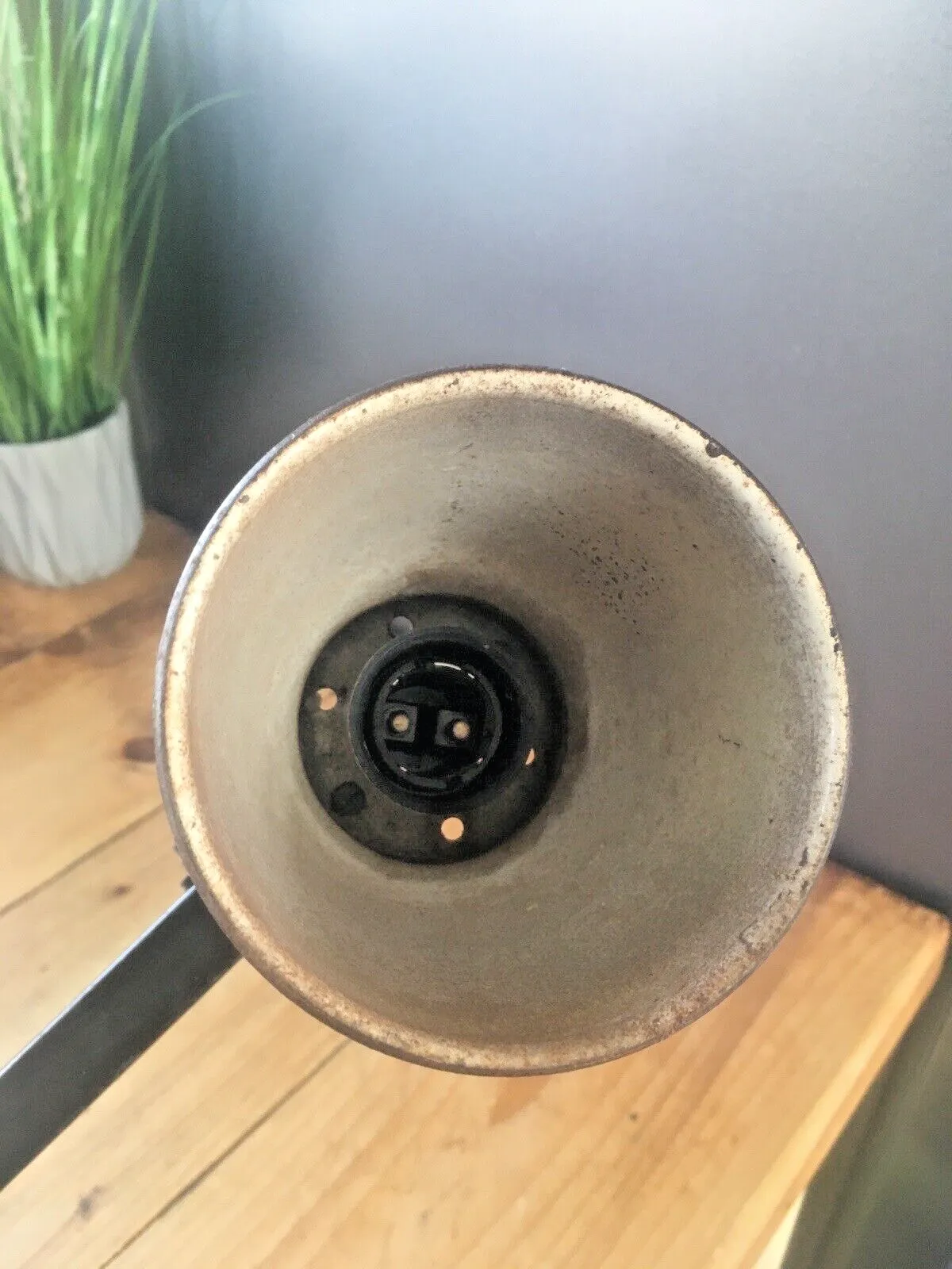 Lighting Genuine 50's Factory Memlite Anglepoise Industrial Desk Wall Light Lamp Maclamp photo