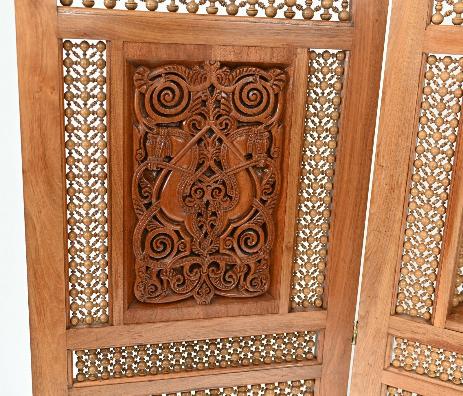 Damascan Inlay Screen Room Divider Arabic 1930s photo furniture