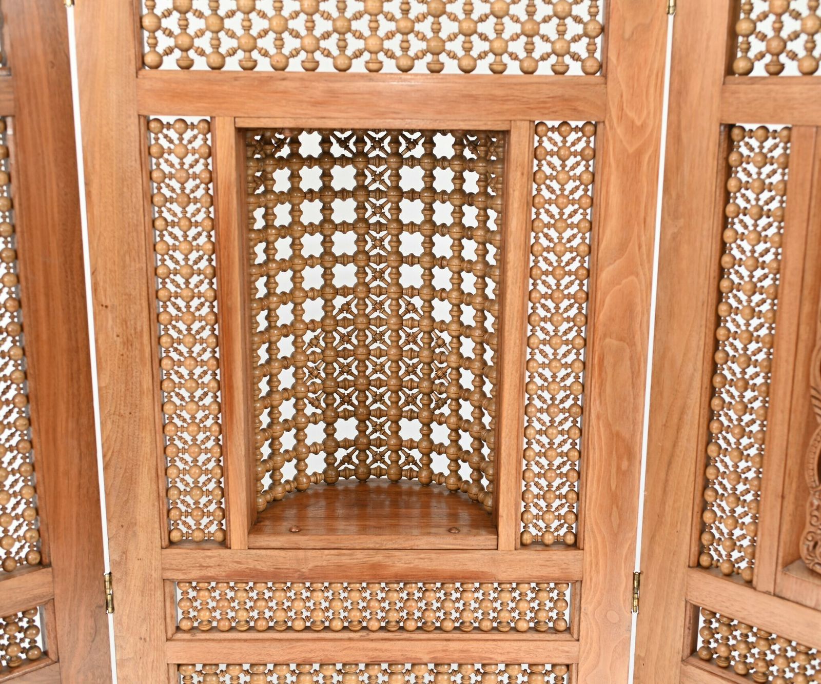 Damascan Inlay Screen Room Divider Arabic 1930s photo Home Decor