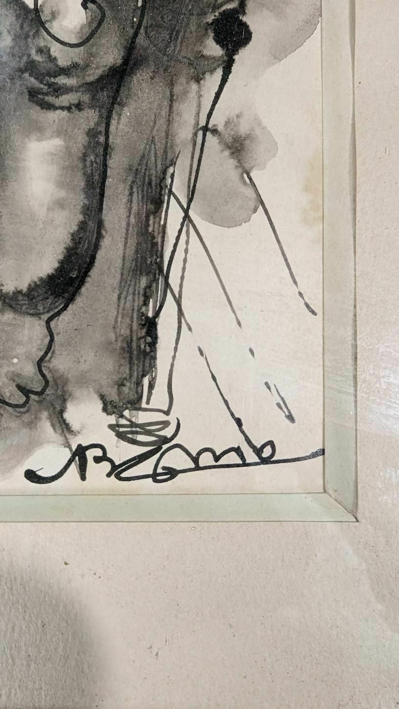Abstract Character Wash Drawing photo for sale