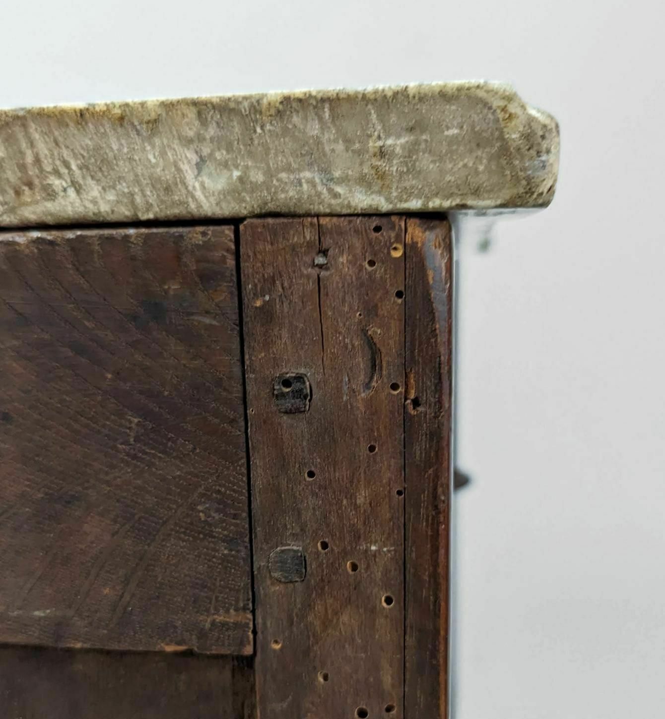 Louis XVI Mahogany Chest Of Drawers, 18th Century photo vintage