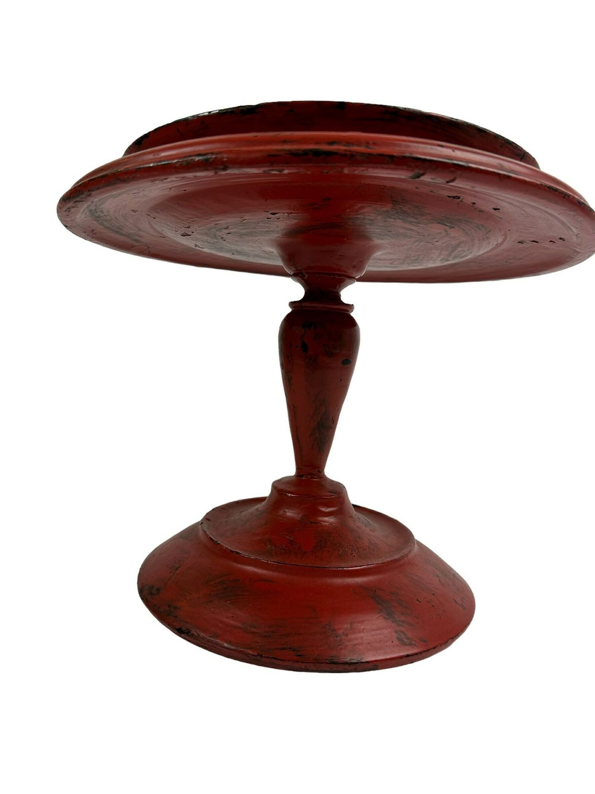 Antique Burmese Footed Dish / Pedestal Tray / Table Stand. Lacquerware. Late 19th Century To Early 20th Century. Burma (Myanmar) photo for sale