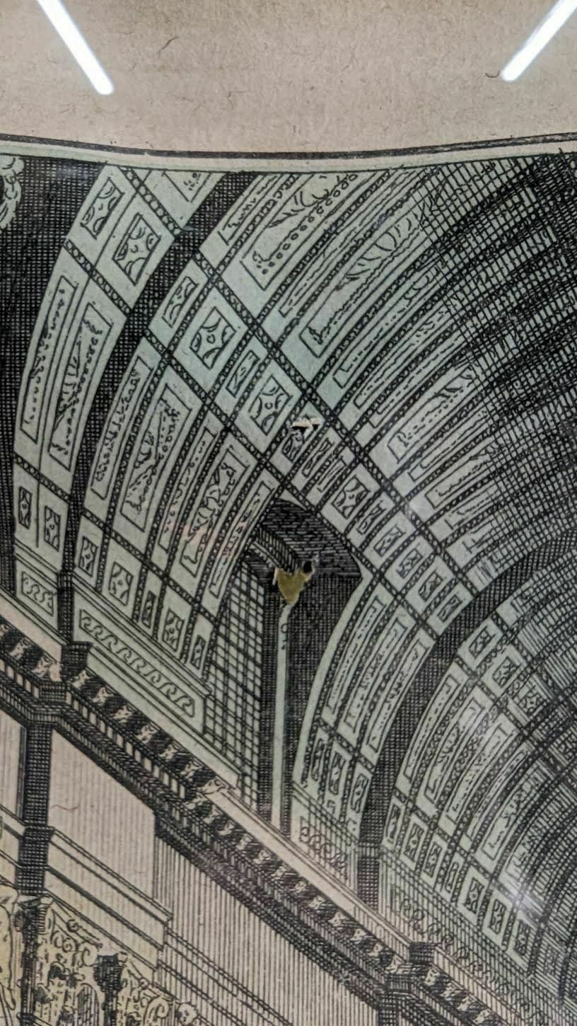 Engraving Optical View The View Of The Interior Of Saint Peter's Basilica In Rome photo 379.0
