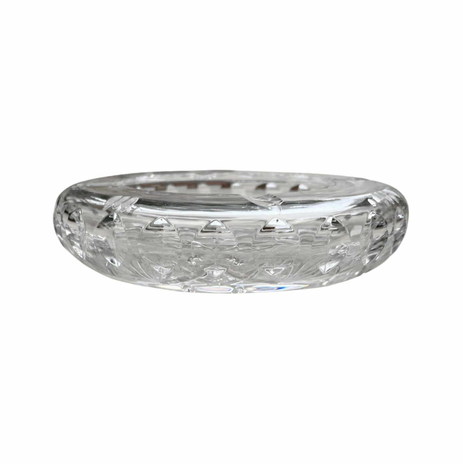 Large Crystal Ashtray From Huta Szkła Julia, Poland, 1980s. photo for sale