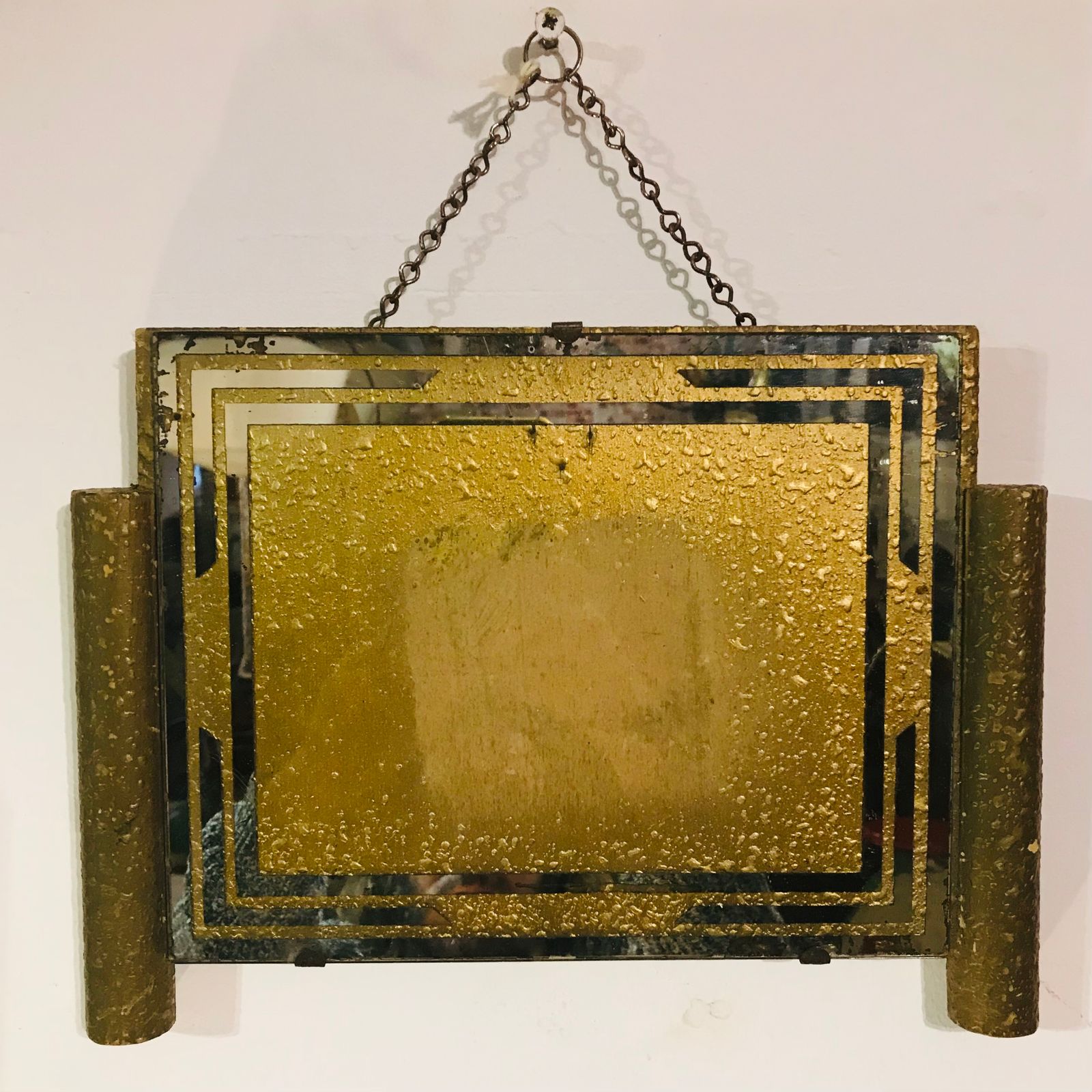 Metal Art Deco Picture Frame C1930’s photo vintage