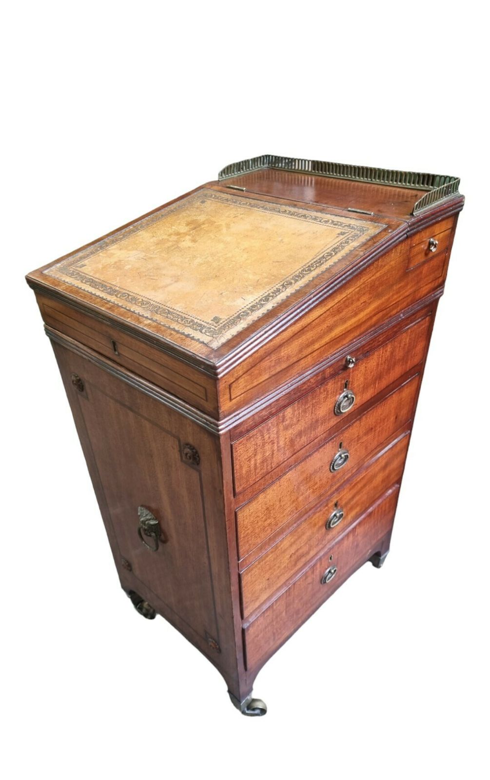 Georgian Mahogany Davenport, 1720s
