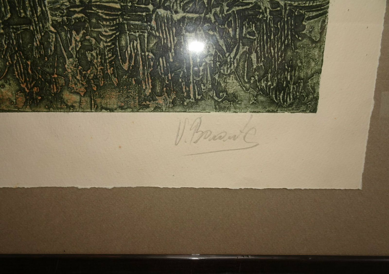 photo buy Compositions, 1970s, Large Aquatint Etchings, Framed, Set Of 2