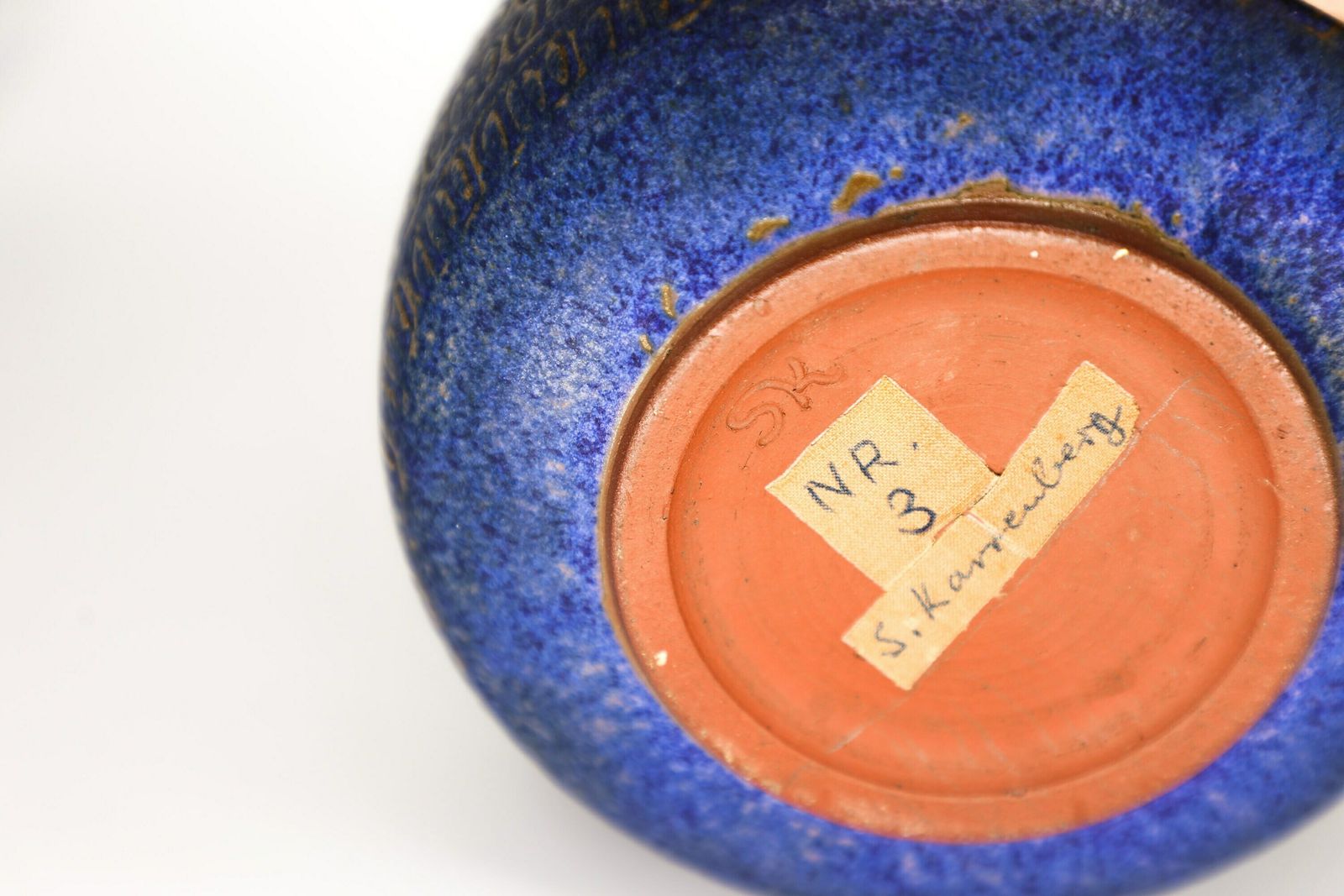 Amazing Vintage Hand Crafted Mid Century Ceramic Vase By Sybille Karrenberg Dresler From The 1960s To 1970s photo vintage