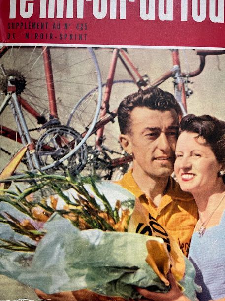 Tour De France 1954 Print   Louison Bobet photo furniture