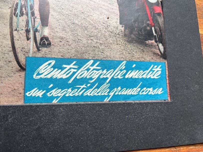 Fausto Coppi Giro D'italia Print 1954 photo for sale
