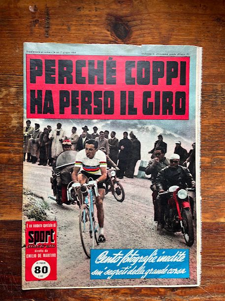 Fausto Coppi Giro D'italia Print 1954 photo Art