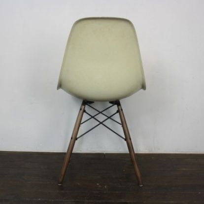 photo buy Eames Herman Miller Dsw Side Chairs In Neutrals Grey/Light Ochre
