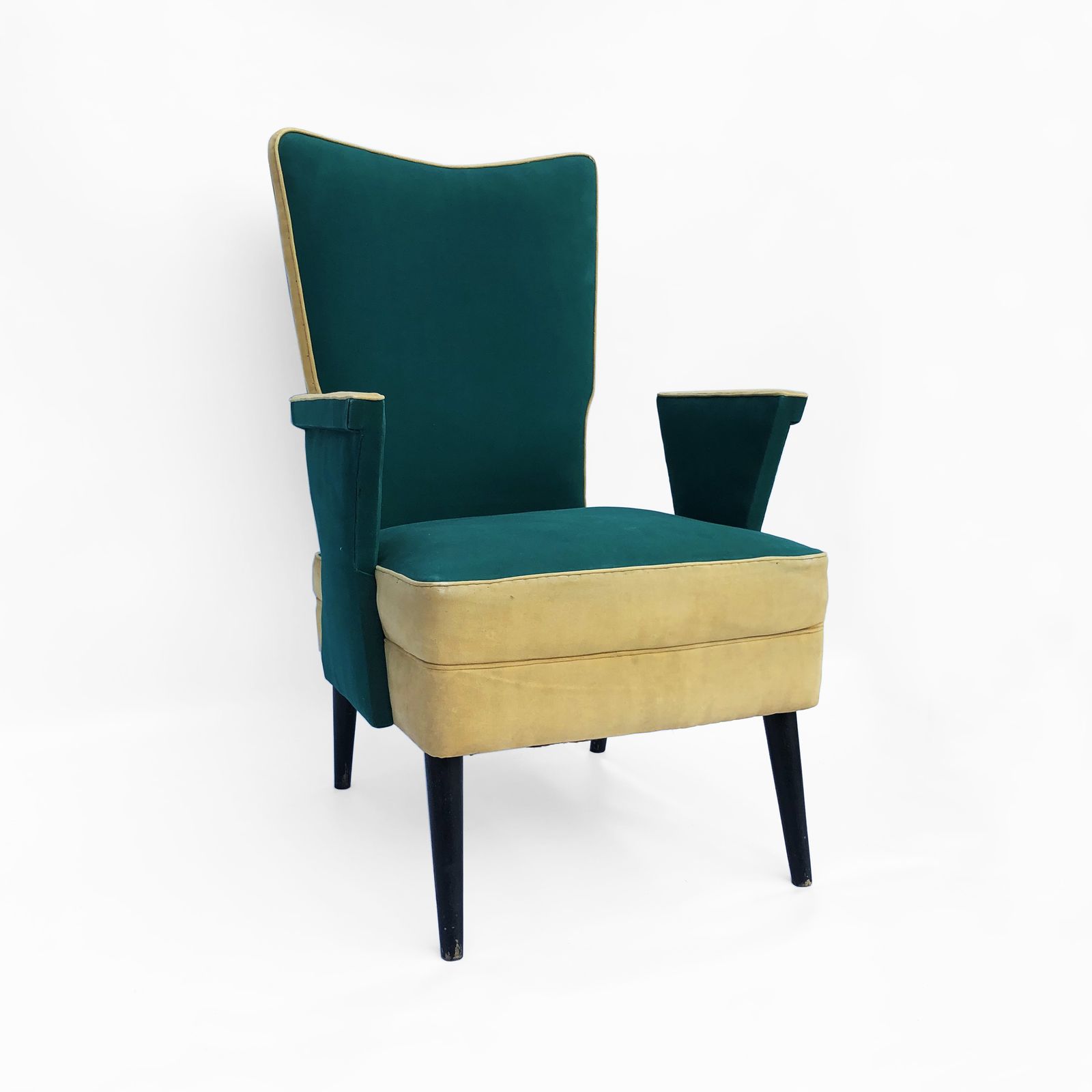 Custom Made Mid Century Italian Armchairs Vintage Retro photo vinterior
