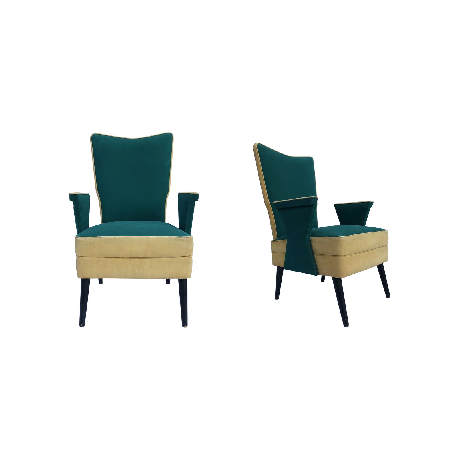 photo buy Custom Made Mid Century Italian Armchairs Vintage Retro