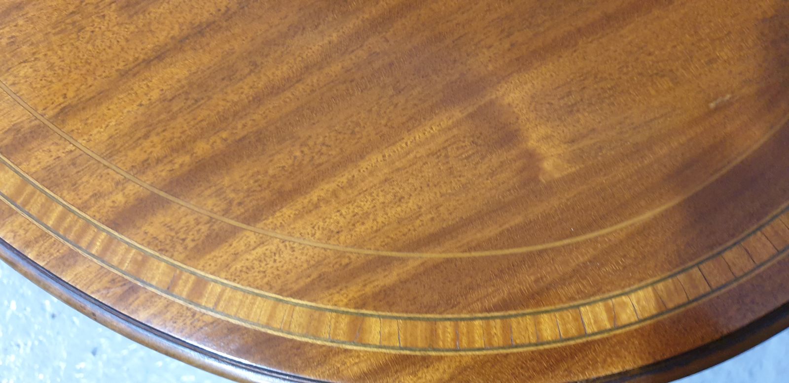Fine Mahogany Inlaid Baby Sutherland Table photo for sale