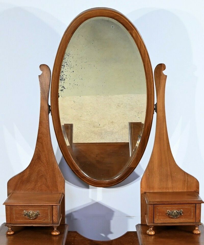 Small English Mahogany Dressing Table – 1920 photo 1446.12