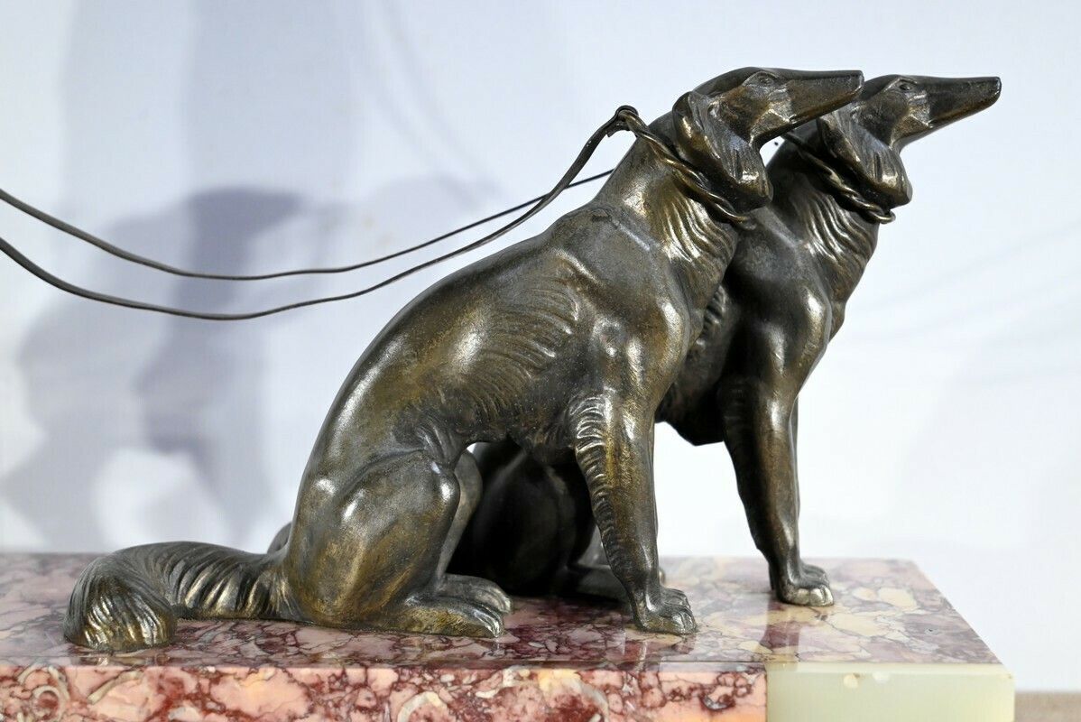 Home Decor Spelter And Marble Sculpture, Art Deco – Early 20th Century photo