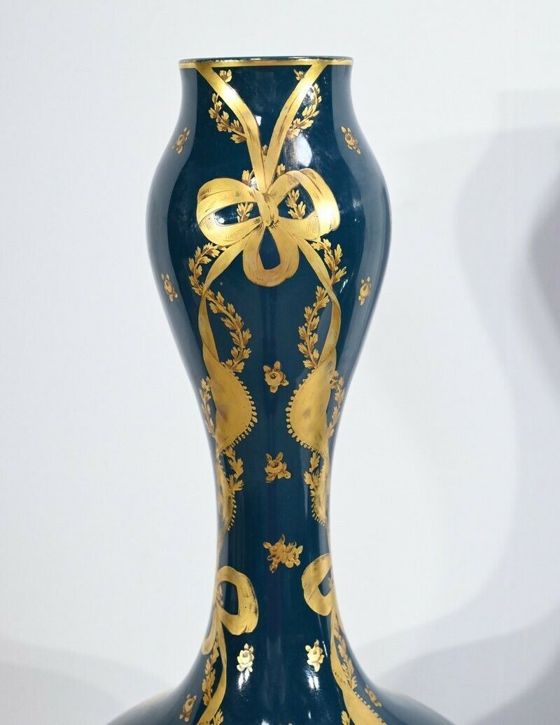 Pair Of Gien Ceramic Vases   Late 19th Century photo 1557.36