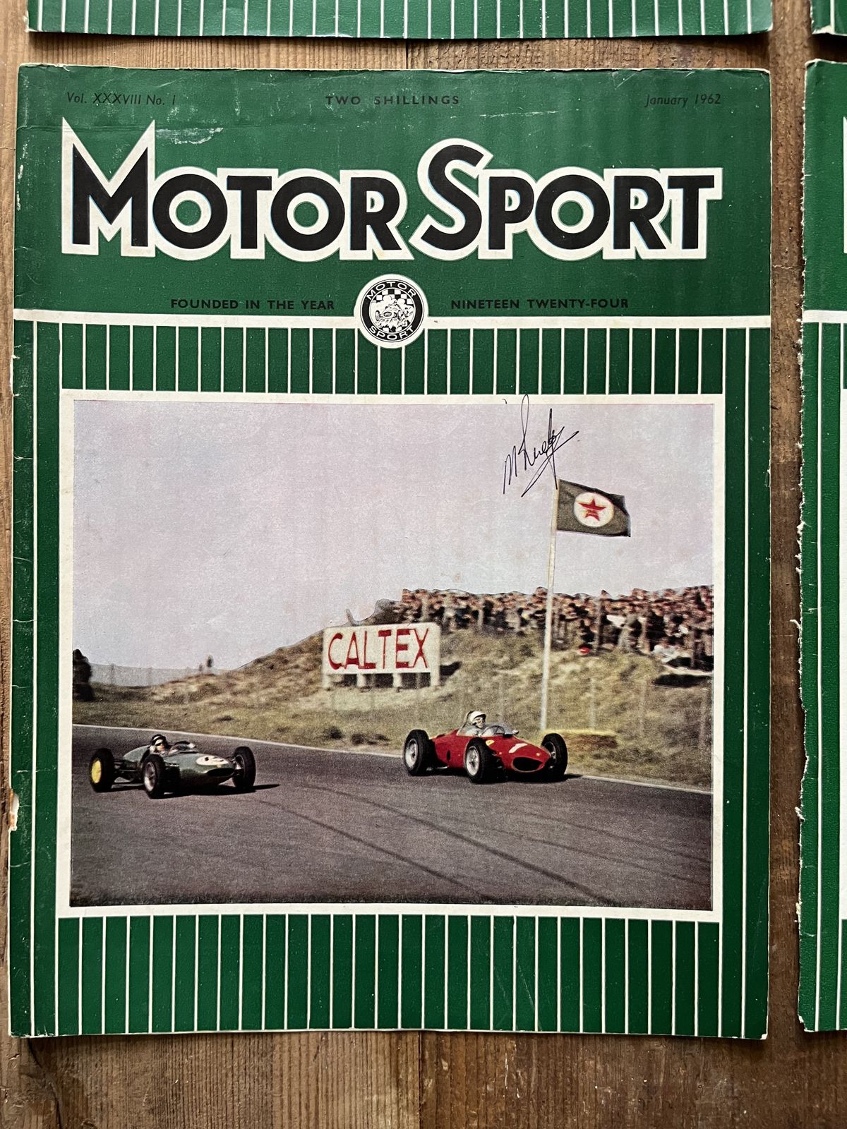 Vintage Motor Racing Artwork 1962 photo for sale