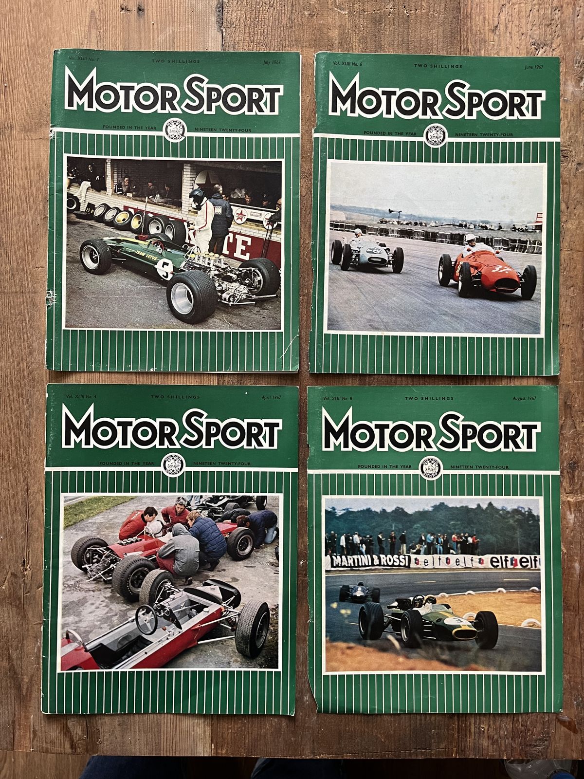Vintage Motor Racing Magazine Artwork 1967