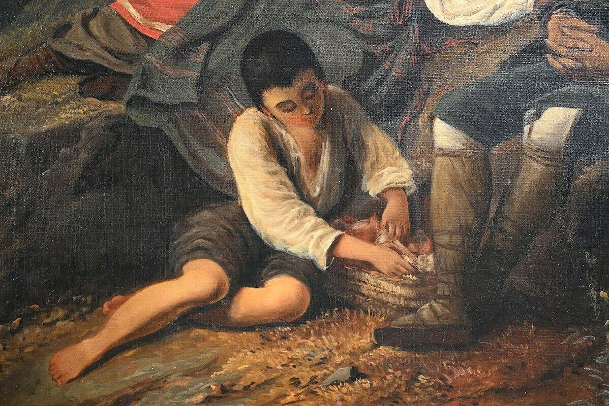 Oil On Canvas, 19th Century School – Mid 19th Century photo buy
