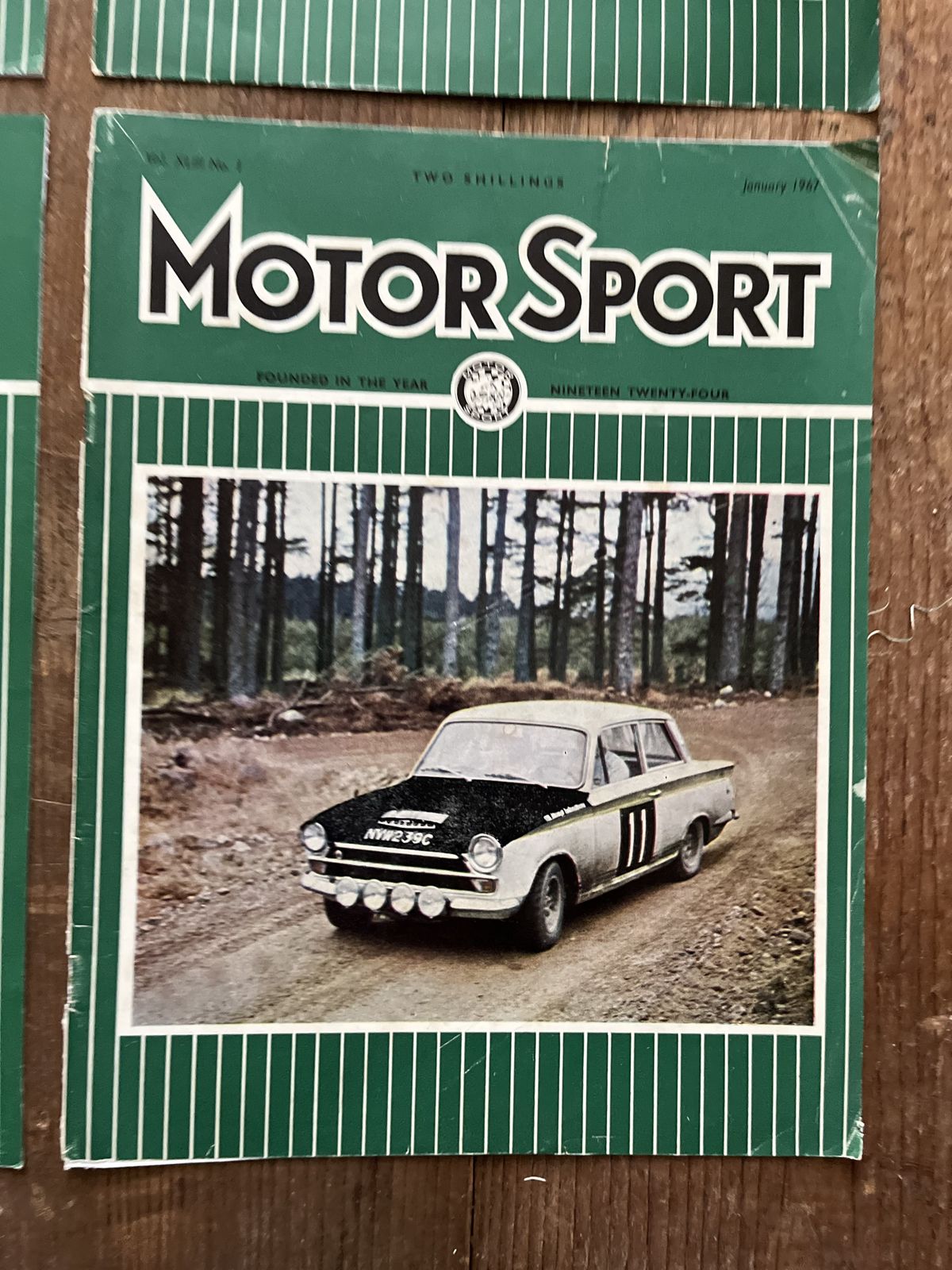 Vintage Motorsport Original Magazine Artwork 1967 photo for sale