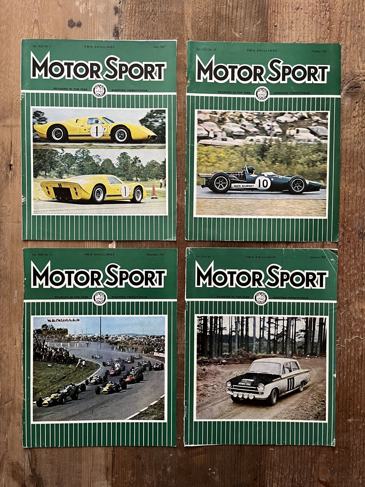 Vintage Motorsport Original Magazine Artwork 1967 photo 165.99