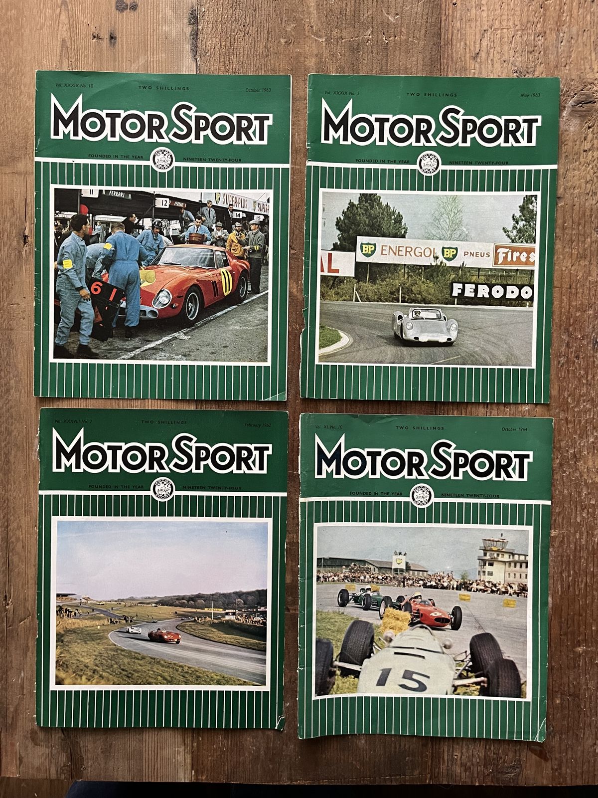 Vintage Motorsport Magazine Artwork 1962 photo furniture