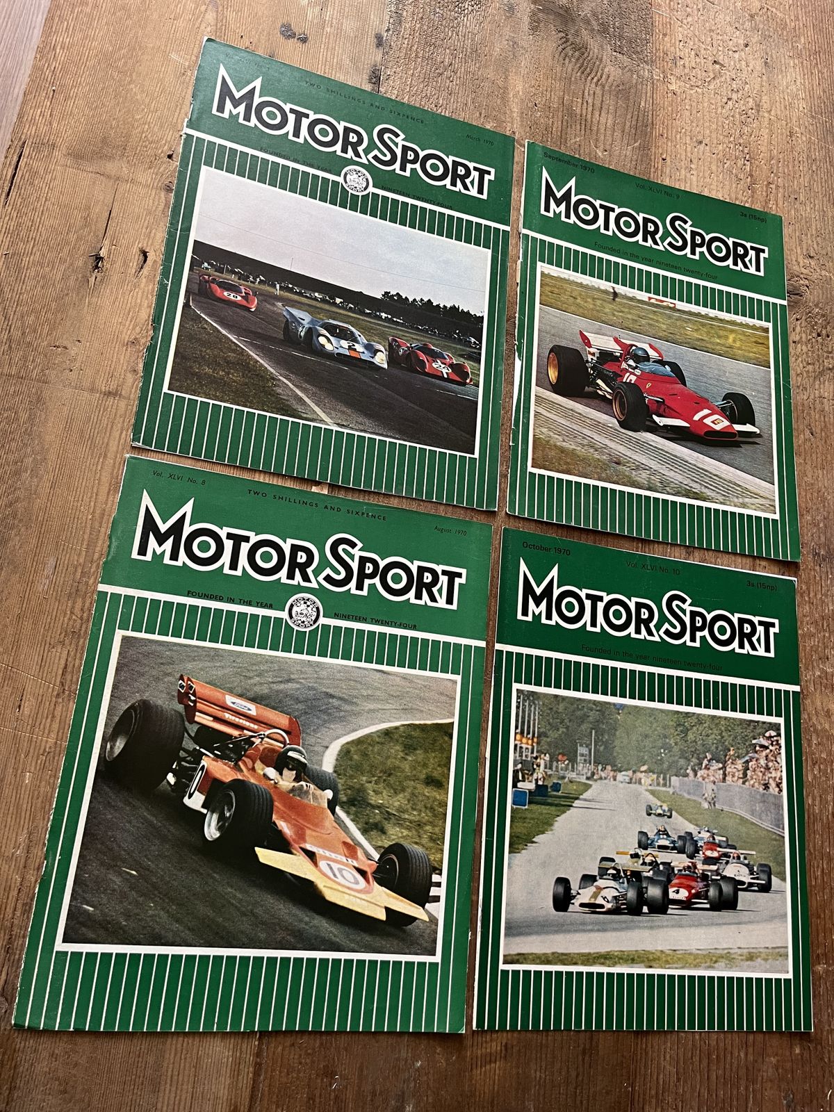 Vintage Motorsport Magazine Artwork 1970 photo for sale
