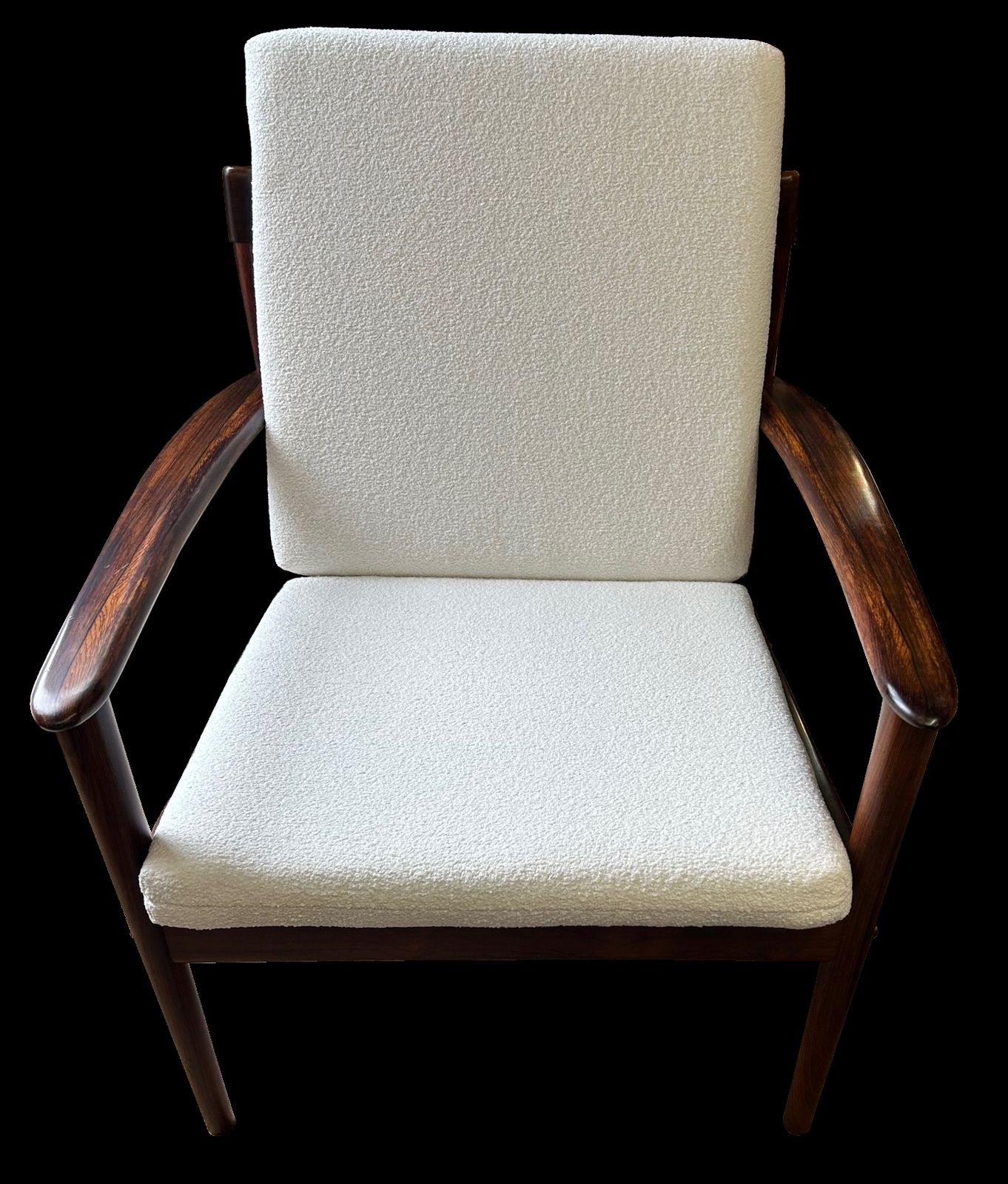 Danish Santos Rosewood Model 56 Armchair By Grete Jalk For Poul Jeppesen photo furniture