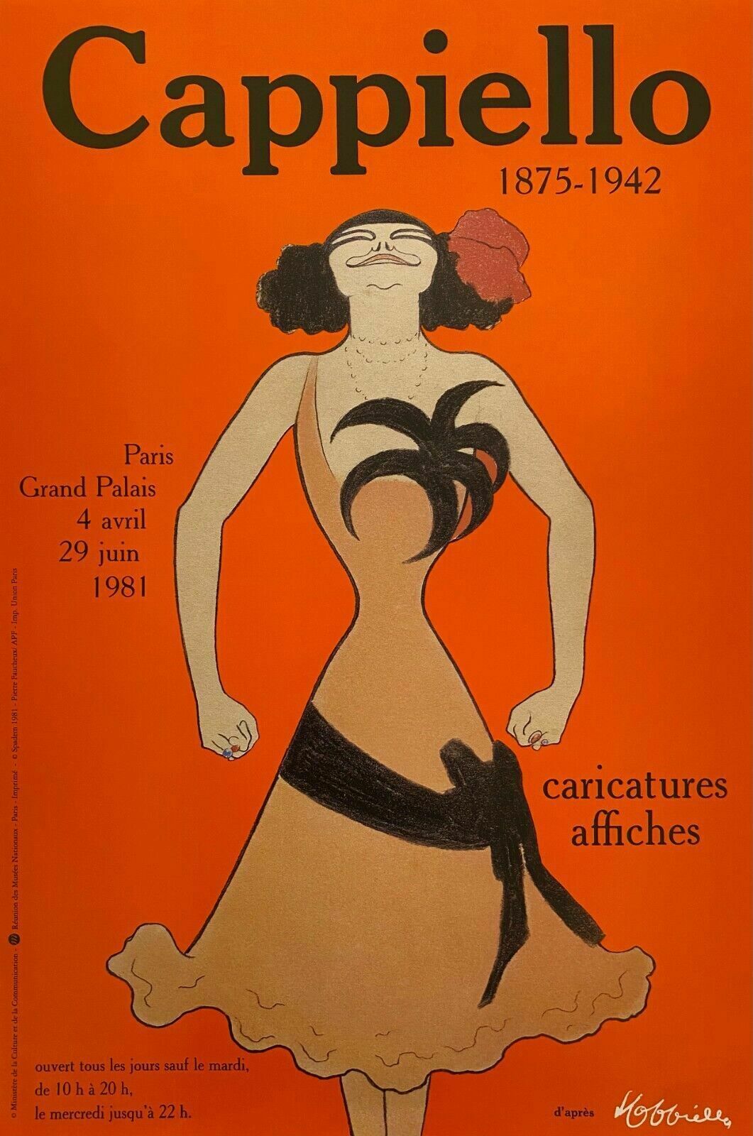 Leonetto Cappiello, 1981   Cappiello   Original Exhibition Affiche   Cm 60 X 40
