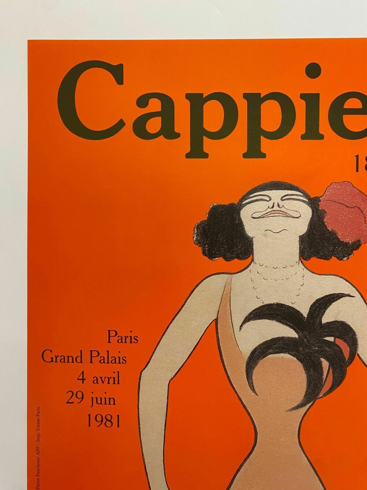 Leonetto Cappiello, 1981   Cappiello   Original Exhibition Affiche   Cm 60 X 40 photo Art