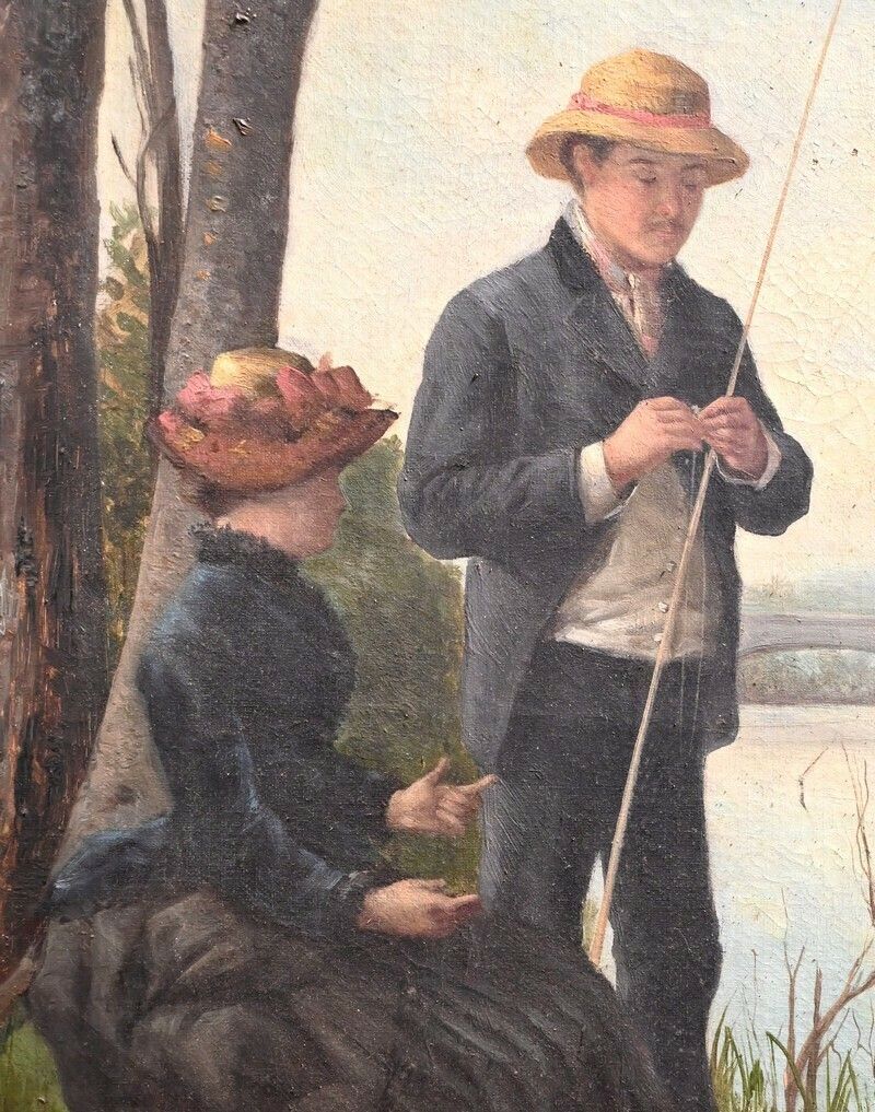 The Angler, 19th Century School – Late 19th Century photo 1781.9
