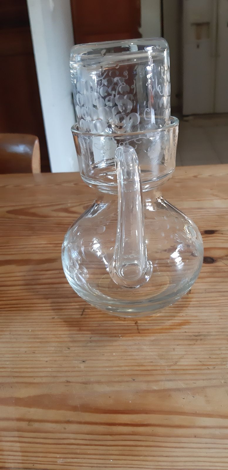 Decanter And Night Glass In Crystal photo buy
