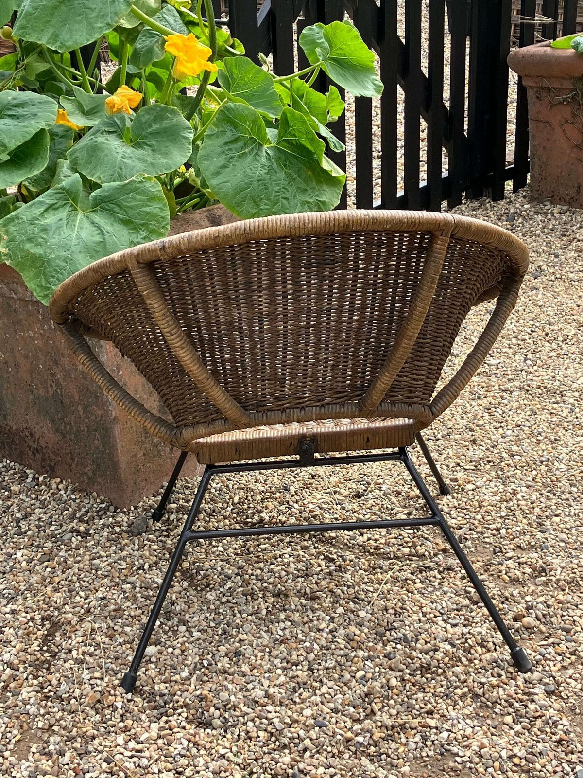 Hollywood Regency Rattan Armchair By Janine Abraham And Dirk Jan Rol photo vinterior